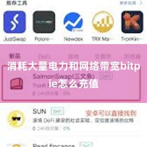 消耗大量电力和网络带宽bitpie怎么充值