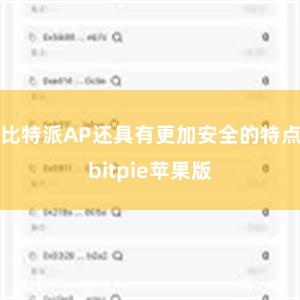 比特派AP还具有更加安全的特点bitpie苹果版